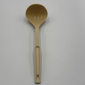 Vintage Lustro Ware Soup Ladle Beige Plastic USA Made Mid Century Kitchen